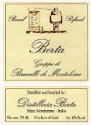 Berta Grappa Brunello (375ml)