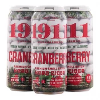 Beak & Skiff Apple Orchards - 1911 Cranberry Hard Cider (4 pack bottles) (4 pack bottles)