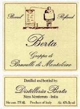 Berta Grappa Brunello (375ml) (375ml)