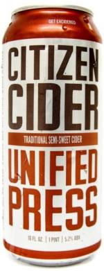 Citizen Cider - Unified Press Cider (4 pack bottles) (4 pack bottles)