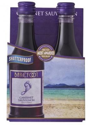 Barefoot - Cabernet Sauvignon 4 Pack NV (4 pack 187ml)