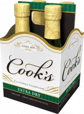 Cook's - Extra Dry California Champagne NV (4 pack 187ml)
