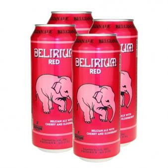 Delirium Red 4pk (4 pack cans) (4 pack cans)