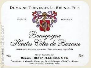 Thevenot-le Brun - Hautes Cotes Beaune NV